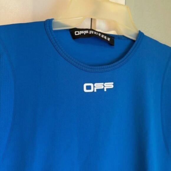 Off White Active  Arrows T shirt Blue L - Picture 7 of 12